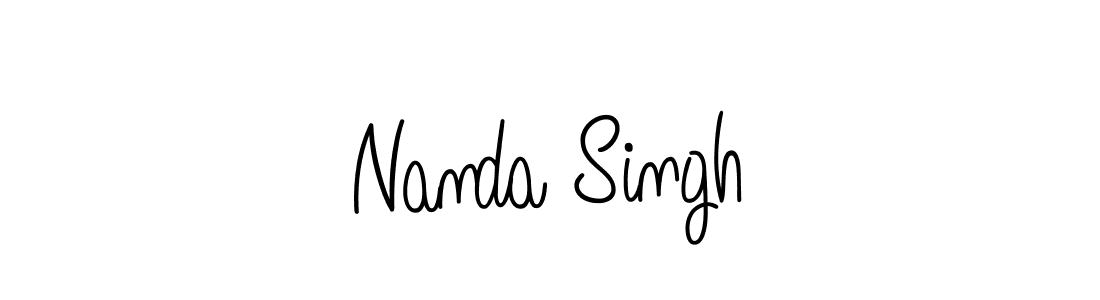 Also we have Nanda Singh name is the best signature style. Create professional handwritten signature collection using Angelique-Rose-font-FFP autograph style. Nanda Singh signature style 5 images and pictures png