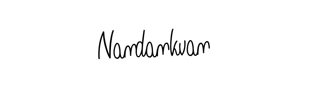 The best way (Angelique-Rose-font-FFP) to make a short signature is to pick only two or three words in your name. The name Nandankvan include a total of six letters. For converting this name. Nandankvan signature style 5 images and pictures png