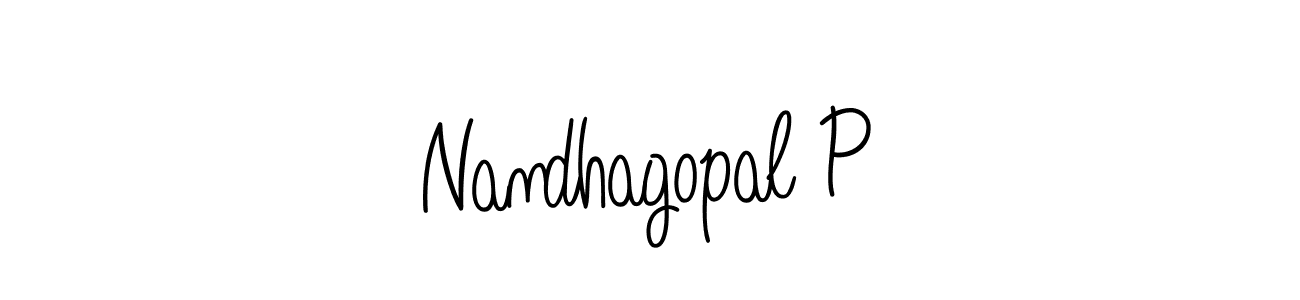 Angelique-Rose-font-FFP is a professional signature style that is perfect for those who want to add a touch of class to their signature. It is also a great choice for those who want to make their signature more unique. Get Nandhagopal P name to fancy signature for free. Nandhagopal P signature style 5 images and pictures png