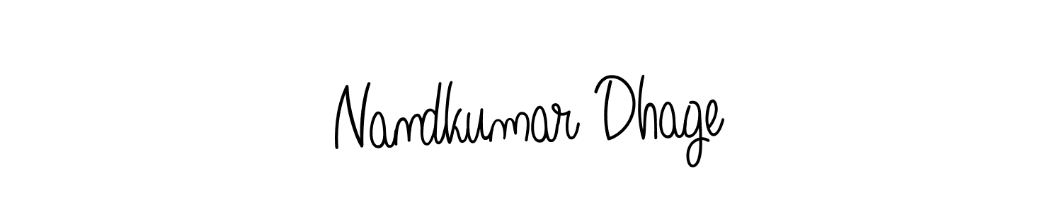 Here are the top 10 professional signature styles for the name Nandkumar Dhage. These are the best autograph styles you can use for your name. Nandkumar Dhage signature style 5 images and pictures png