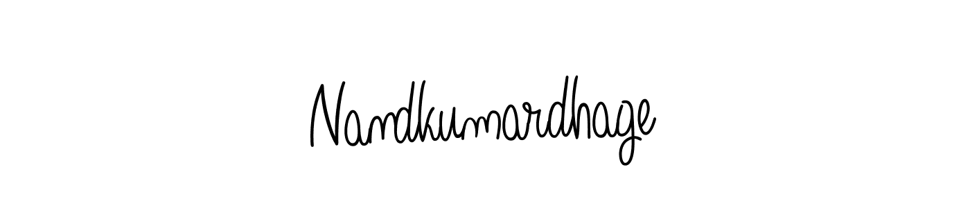 Also You can easily find your signature by using the search form. We will create Nandkumardhage name handwritten signature images for you free of cost using Angelique-Rose-font-FFP sign style. Nandkumardhage signature style 5 images and pictures png