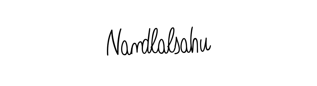 Create a beautiful signature design for name Nandlalsahu. With this signature (Angelique-Rose-font-FFP) fonts, you can make a handwritten signature for free. Nandlalsahu signature style 5 images and pictures png
