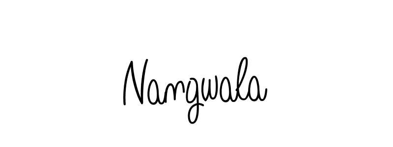 Here are the top 10 professional signature styles for the name Nangwala. These are the best autograph styles you can use for your name. Nangwala signature style 5 images and pictures png