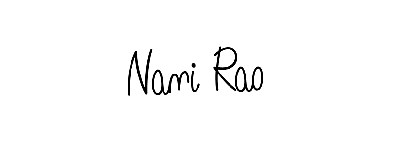 This is the best signature style for the Nani Rao name. Also you like these signature font (Angelique-Rose-font-FFP). Mix name signature. Nani Rao signature style 5 images and pictures png