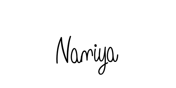 The best way (Angelique-Rose-font-FFP) to make a short signature is to pick only two or three words in your name. The name Naniya include a total of six letters. For converting this name. Naniya signature style 5 images and pictures png