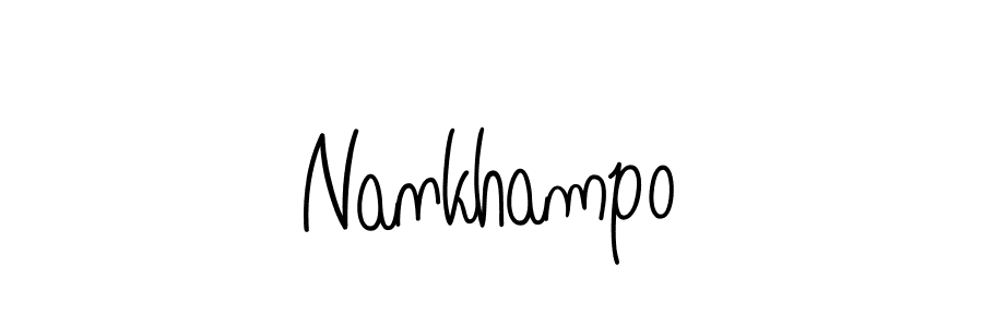 Also we have Nankhampo name is the best signature style. Create professional handwritten signature collection using Angelique-Rose-font-FFP autograph style. Nankhampo signature style 5 images and pictures png