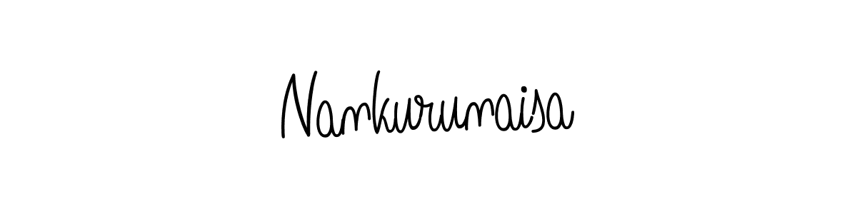 How to make Nankurunaisa signature? Angelique-Rose-font-FFP is a professional autograph style. Create handwritten signature for Nankurunaisa name. Nankurunaisa signature style 5 images and pictures png