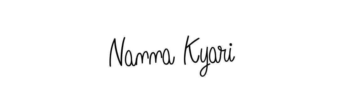 Make a beautiful signature design for name Nanna Kyari. Use this online signature maker to create a handwritten signature for free. Nanna Kyari signature style 5 images and pictures png