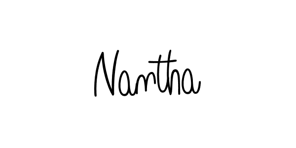 Also we have Nantha name is the best signature style. Create professional handwritten signature collection using Angelique-Rose-font-FFP autograph style. Nantha signature style 5 images and pictures png