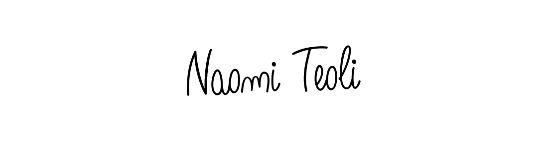 Best and Professional Signature Style for Naomi Teoli. Angelique-Rose-font-FFP Best Signature Style Collection. Naomi Teoli signature style 5 images and pictures png