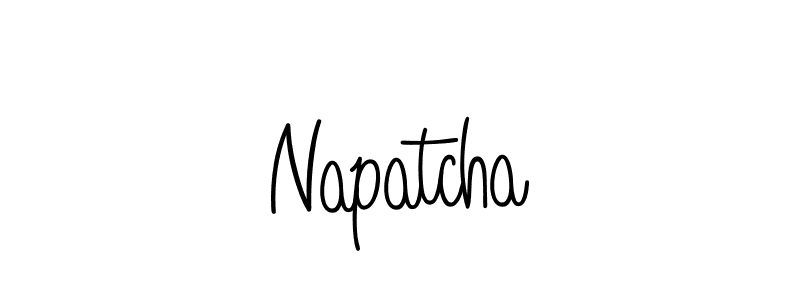 Create a beautiful signature design for name Napatcha. With this signature (Angelique-Rose-font-FFP) fonts, you can make a handwritten signature for free. Napatcha signature style 5 images and pictures png