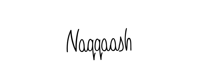 Use a signature maker to create a handwritten signature online. With this signature software, you can design (Angelique-Rose-font-FFP) your own signature for name Naqqaash. Naqqaash signature style 5 images and pictures png