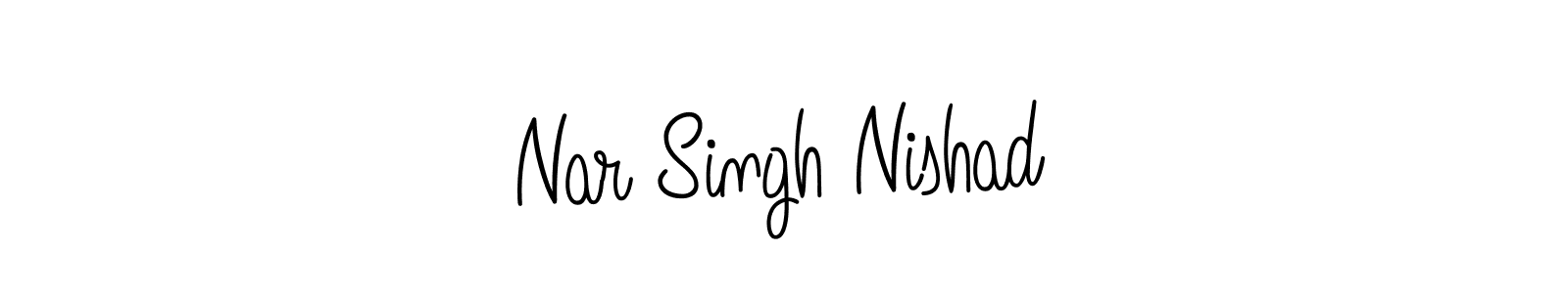 Similarly Angelique-Rose-font-FFP is the best handwritten signature design. Signature creator online .You can use it as an online autograph creator for name Nar Singh Nishad. Nar Singh Nishad signature style 5 images and pictures png