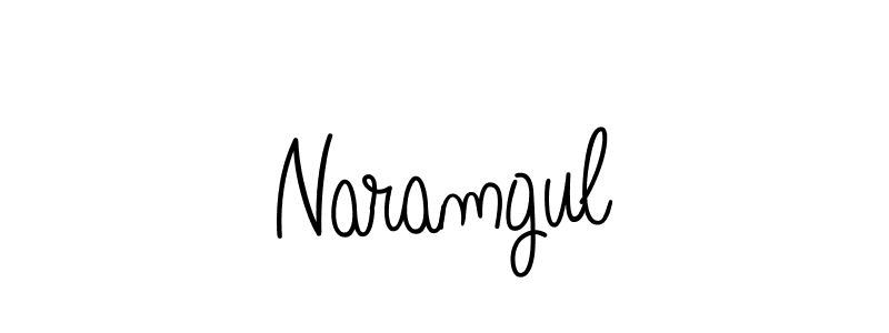 The best way (Angelique-Rose-font-FFP) to make a short signature is to pick only two or three words in your name. The name Naramgul include a total of six letters. For converting this name. Naramgul signature style 5 images and pictures png