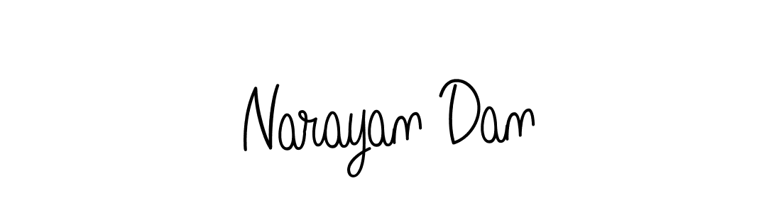 Use a signature maker to create a handwritten signature online. With this signature software, you can design (Angelique-Rose-font-FFP) your own signature for name Narayan Dan. Narayan Dan signature style 5 images and pictures png