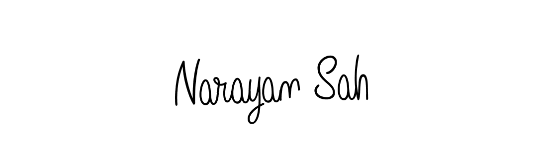 Create a beautiful signature design for name Narayan Sah. With this signature (Angelique-Rose-font-FFP) fonts, you can make a handwritten signature for free. Narayan Sah signature style 5 images and pictures png