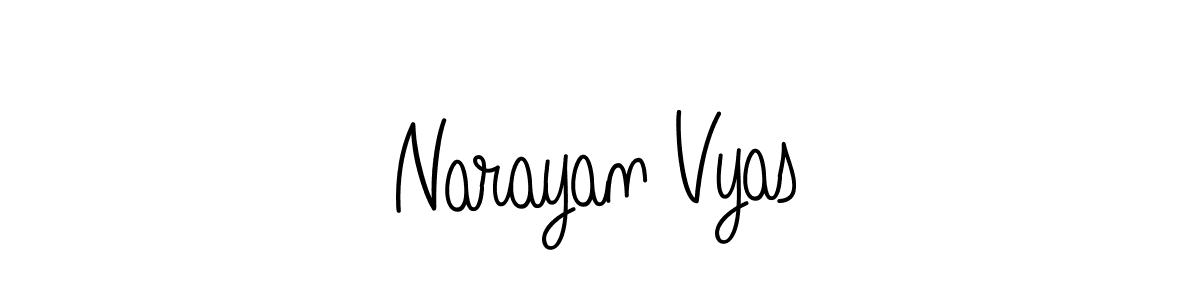 if you are searching for the best signature style for your name Narayan Vyas. so please give up your signature search. here we have designed multiple signature styles  using Angelique-Rose-font-FFP. Narayan Vyas signature style 5 images and pictures png