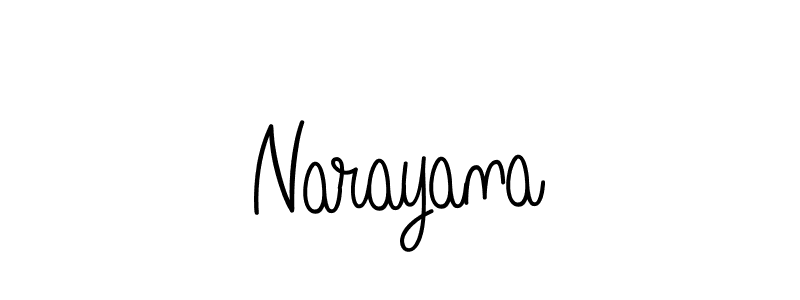 Create a beautiful signature design for name Narayana. With this signature (Angelique-Rose-font-FFP) fonts, you can make a handwritten signature for free. Narayana signature style 5 images and pictures png