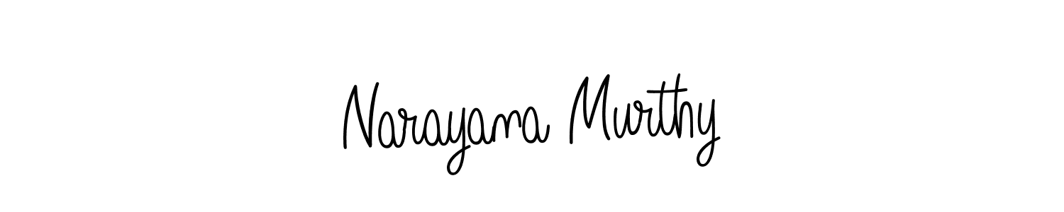 Make a beautiful signature design for name Narayana Murthy. With this signature (Angelique-Rose-font-FFP) style, you can create a handwritten signature for free. Narayana Murthy signature style 5 images and pictures png
