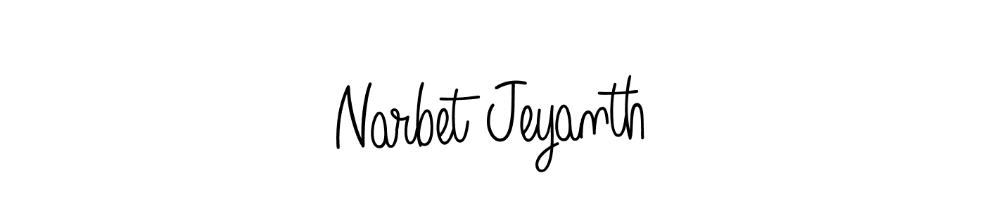 Once you've used our free online signature maker to create your best signature Angelique-Rose-font-FFP style, it's time to enjoy all of the benefits that Narbet Jeyanth name signing documents. Narbet Jeyanth signature style 5 images and pictures png