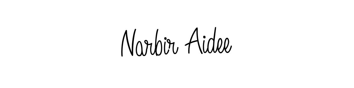 How to make Narbir Aidee signature? Angelique-Rose-font-FFP is a professional autograph style. Create handwritten signature for Narbir Aidee name. Narbir Aidee signature style 5 images and pictures png