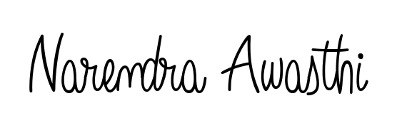 Create an unforgettable impression when signing with Narendra Awasthi name styled in Angelique-Rose-font-FFP typography. 100% free online generator. Narendra Awasthi signature style 5 images and pictures png