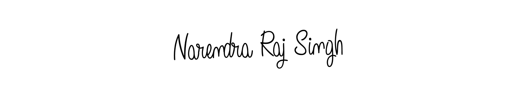Use a signature maker to create a handwritten signature online. With this signature software, you can design (Angelique-Rose-font-FFP) your own signature for name Narendra Raj Singh. Narendra Raj Singh signature style 5 images and pictures png