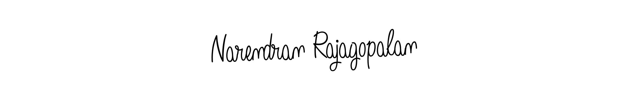 How to make Narendran Rajagopalan name signature. Use Angelique-Rose-font-FFP style for creating short signs online. This is the latest handwritten sign. Narendran Rajagopalan signature style 5 images and pictures png