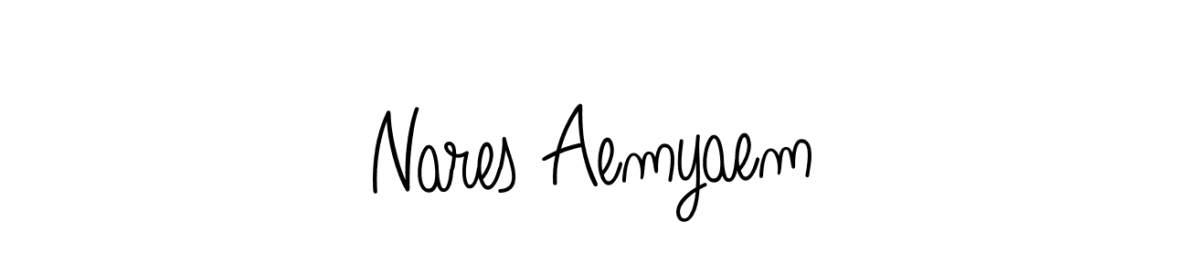 Make a beautiful signature design for name Nares Aemyaem. Use this online signature maker to create a handwritten signature for free. Nares Aemyaem signature style 5 images and pictures png