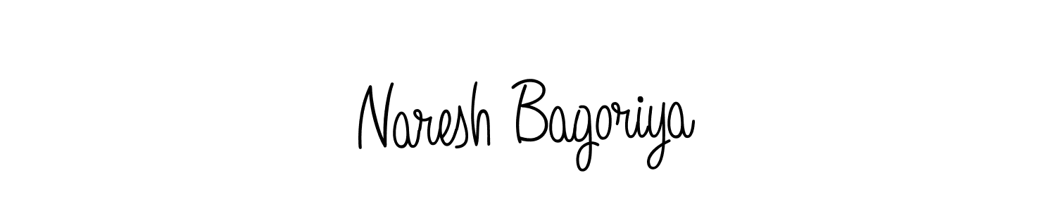 How to make Naresh Bagoriya signature? Angelique-Rose-font-FFP is a professional autograph style. Create handwritten signature for Naresh Bagoriya name. Naresh Bagoriya signature style 5 images and pictures png