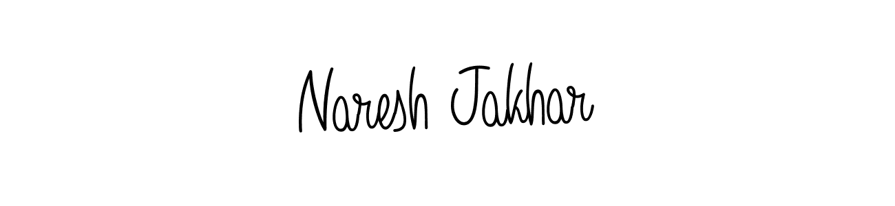How to Draw Naresh Jakhar signature style? Angelique-Rose-font-FFP is a latest design signature styles for name Naresh Jakhar. Naresh Jakhar signature style 5 images and pictures png