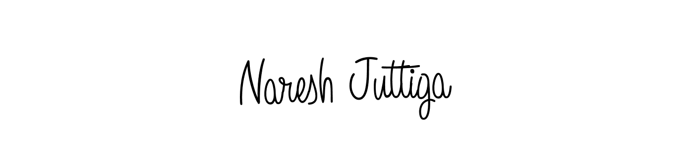 Also we have Naresh Juttiga name is the best signature style. Create professional handwritten signature collection using Angelique-Rose-font-FFP autograph style. Naresh Juttiga signature style 5 images and pictures png