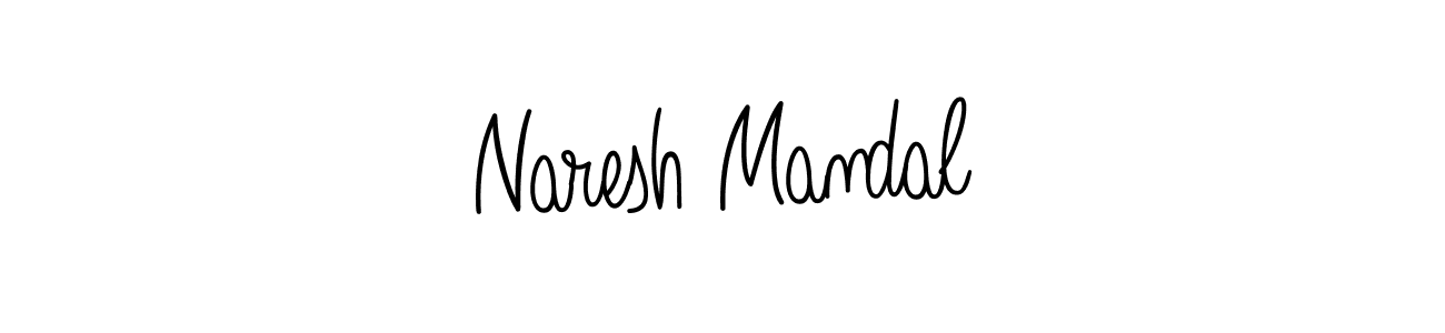 Angelique-Rose-font-FFP is a professional signature style that is perfect for those who want to add a touch of class to their signature. It is also a great choice for those who want to make their signature more unique. Get Naresh Mandal name to fancy signature for free. Naresh Mandal signature style 5 images and pictures png