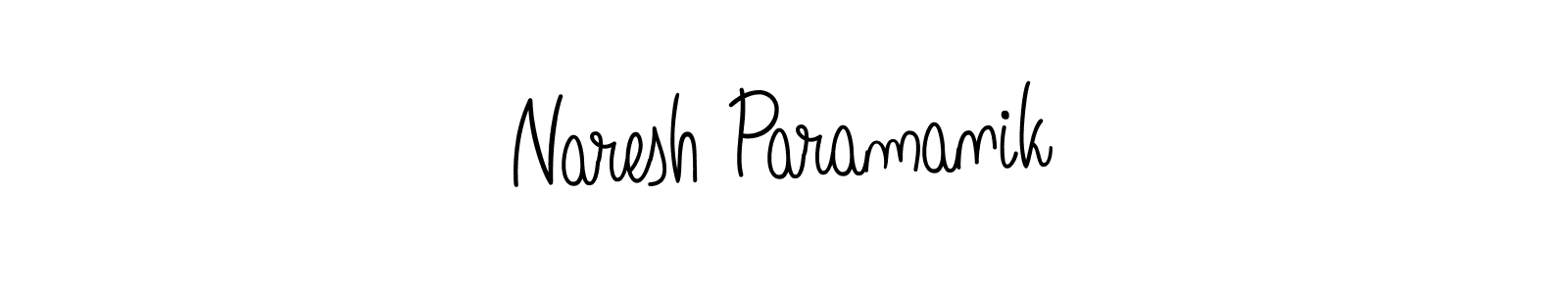 How to Draw Naresh Paramanik signature style? Angelique-Rose-font-FFP is a latest design signature styles for name Naresh Paramanik. Naresh Paramanik signature style 5 images and pictures png