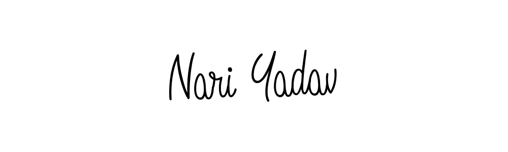 Check out images of Autograph of Nari Yadav name. Actor Nari Yadav Signature Style. Angelique-Rose-font-FFP is a professional sign style online. Nari Yadav signature style 5 images and pictures png