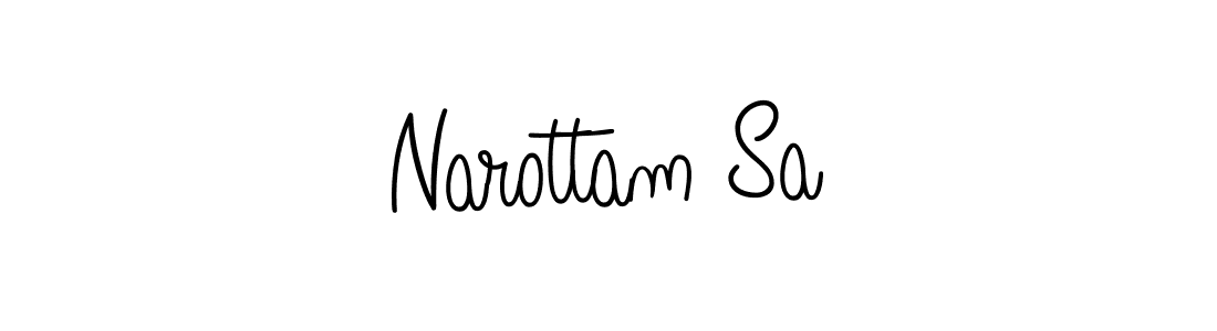 Make a beautiful signature design for name Narottam Sa. Use this online signature maker to create a handwritten signature for free. Narottam Sa signature style 5 images and pictures png