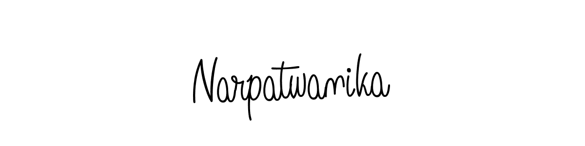if you are searching for the best signature style for your name Narpatwanika. so please give up your signature search. here we have designed multiple signature styles  using Angelique-Rose-font-FFP. Narpatwanika signature style 5 images and pictures png