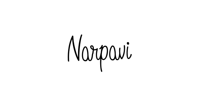 Narpavi stylish signature style. Best Handwritten Sign (Angelique-Rose-font-FFP) for my name. Handwritten Signature Collection Ideas for my name Narpavi. Narpavi signature style 5 images and pictures png