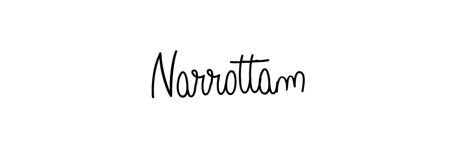 How to Draw Narrottam signature style? Angelique-Rose-font-FFP is a latest design signature styles for name Narrottam. Narrottam signature style 5 images and pictures png