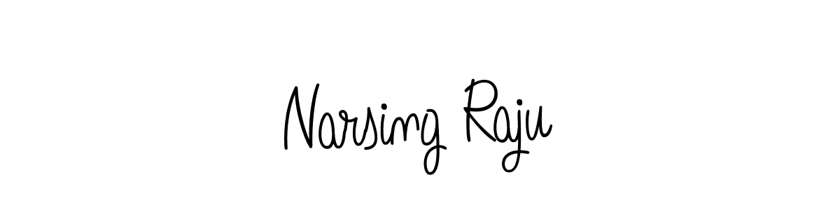The best way (Angelique-Rose-font-FFP) to make a short signature is to pick only two or three words in your name. The name Narsing Raju include a total of six letters. For converting this name. Narsing Raju signature style 5 images and pictures png