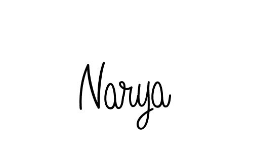 How to make Narya name signature. Use Angelique-Rose-font-FFP style for creating short signs online. This is the latest handwritten sign. Narya signature style 5 images and pictures png