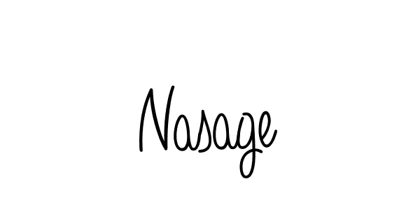 Here are the top 10 professional signature styles for the name Nasage. These are the best autograph styles you can use for your name. Nasage signature style 5 images and pictures png
