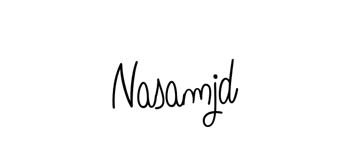 Once you've used our free online signature maker to create your best signature Angelique-Rose-font-FFP style, it's time to enjoy all of the benefits that Nasamjd name signing documents. Nasamjd signature style 5 images and pictures png