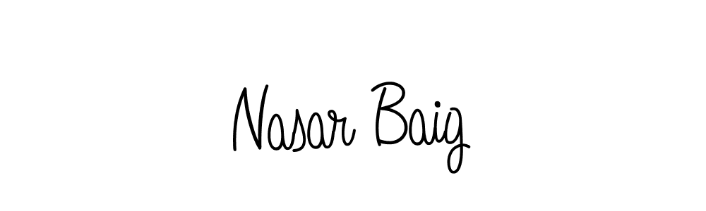 Check out images of Autograph of Nasar Baig name. Actor Nasar Baig Signature Style. Angelique-Rose-font-FFP is a professional sign style online. Nasar Baig signature style 5 images and pictures png