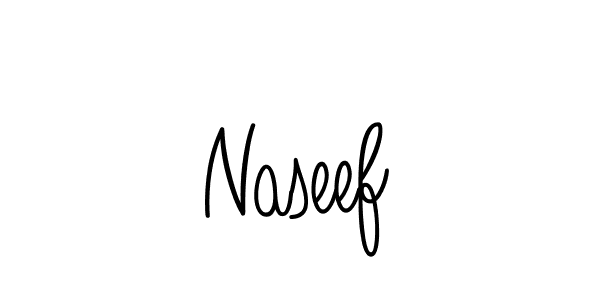 How to make Naseef name signature. Use Angelique-Rose-font-FFP style for creating short signs online. This is the latest handwritten sign. Naseef signature style 5 images and pictures png