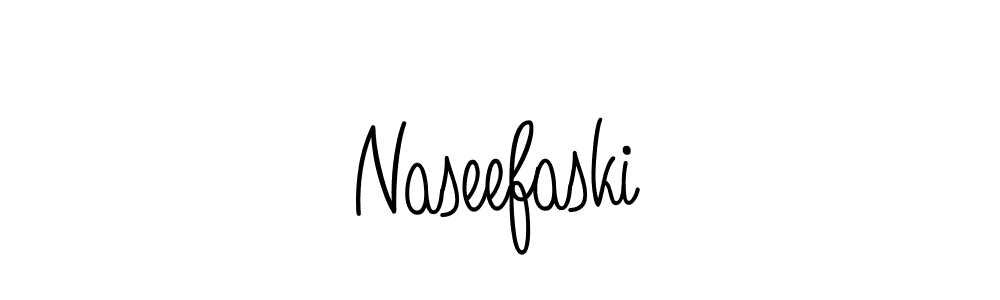 Make a beautiful signature design for name Naseefaski. With this signature (Angelique-Rose-font-FFP) style, you can create a handwritten signature for free. Naseefaski signature style 5 images and pictures png