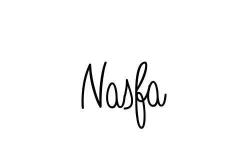 Create a beautiful signature design for name Nasfa. With this signature (Angelique-Rose-font-FFP) fonts, you can make a handwritten signature for free. Nasfa signature style 5 images and pictures png