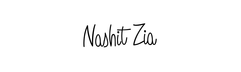 Also we have Nashit Zia name is the best signature style. Create professional handwritten signature collection using Angelique-Rose-font-FFP autograph style. Nashit Zia signature style 5 images and pictures png