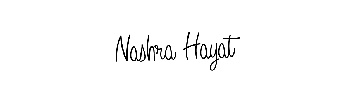 How to Draw Nashra Hayat signature style? Angelique-Rose-font-FFP is a latest design signature styles for name Nashra Hayat. Nashra Hayat signature style 5 images and pictures png