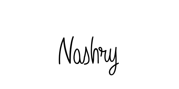 How to make Nashry signature? Angelique-Rose-font-FFP is a professional autograph style. Create handwritten signature for Nashry name. Nashry signature style 5 images and pictures png